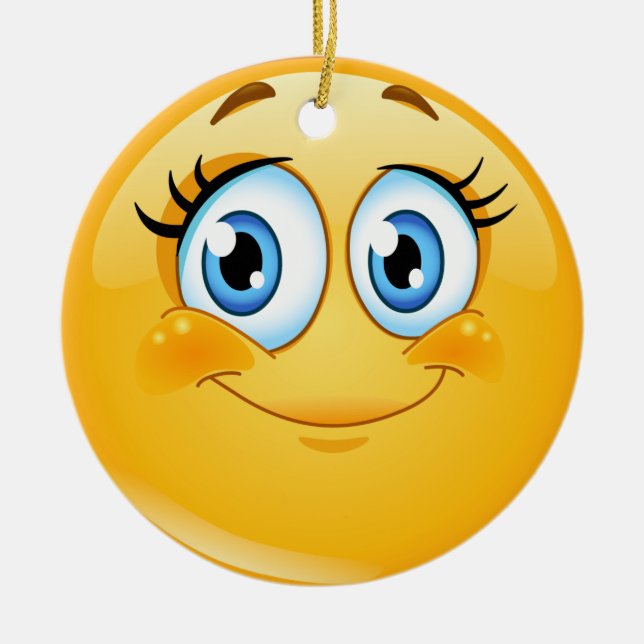 Ornamento De Cerâmica Sorria - SRF (Frente)