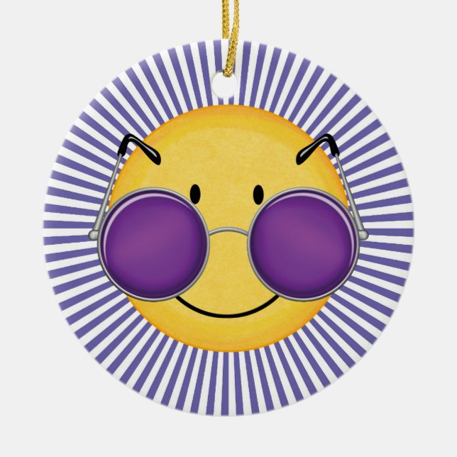 Ornamento De Cerâmica Sorriso 2 - SRF (Frente)