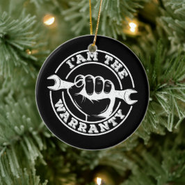 Ornamento De Cerâmica Sou o Engenheiro Mecânico do Vovô da Garantia Pai