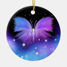 Ornamento De Cerâmica Space Fantasy Butterfly Cosmmic