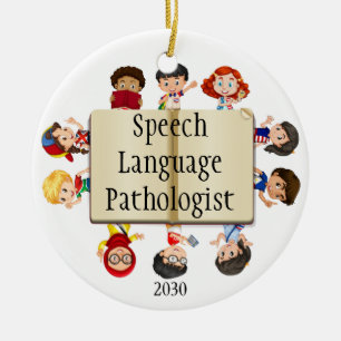 Ornamento De Cerâmica Spectacular Speech-Language Pathologist Kids
