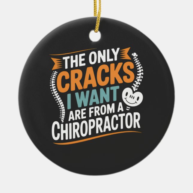 Ornamento De Cerâmica Spinal Alignment and Posture Recovery (Frente)