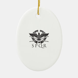 Ornamento De Cerâmica spqr hemblem.ai