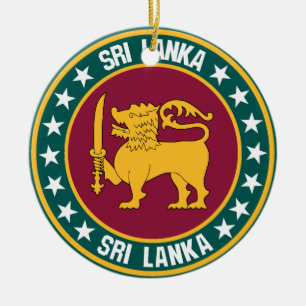 Ornamento De Cerâmica Sri Lanka