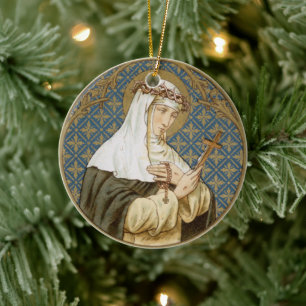 Ornamento De Cerâmica St. Catherine de Siena (BK 19)
