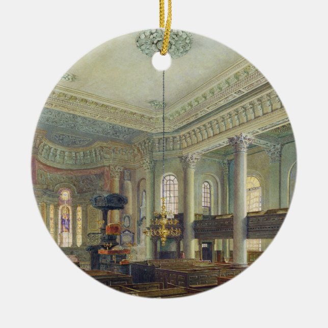 Ornamento De Cerâmica St Paul, Deptford (w/c no papel) (Frente)