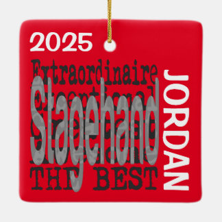 Ornamento De Cerâmica Stagehand Extraordinaire CUSTOM