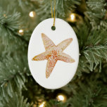 Ornamento De Cerâmica Starfish Painting Beach Art<br><div class="desc">Aproveite a nossa design de Starfish.</div>