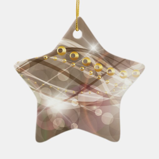 Ornamento De Cerâmica Starlight Art 2 Ornament (Frente)