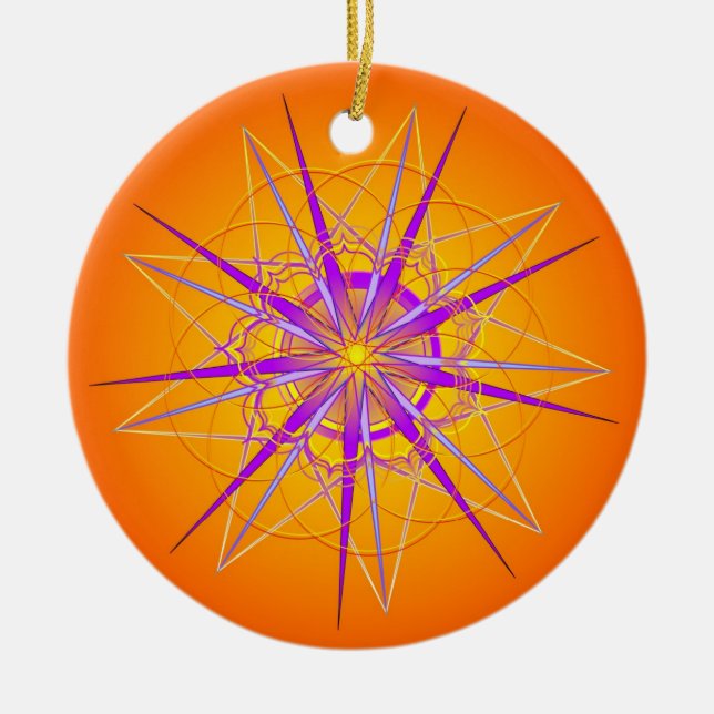 Ornamento De Cerâmica StarOne (Frente)