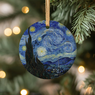 Ornamento De Cerâmica Starry Night | Vincent van Gogh