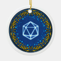 Starry Skies D20 Ornament