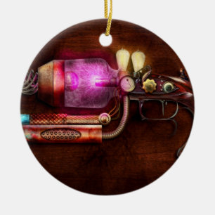 Ornamento De Cerâmica Steampunk - Arma - O neuralizador