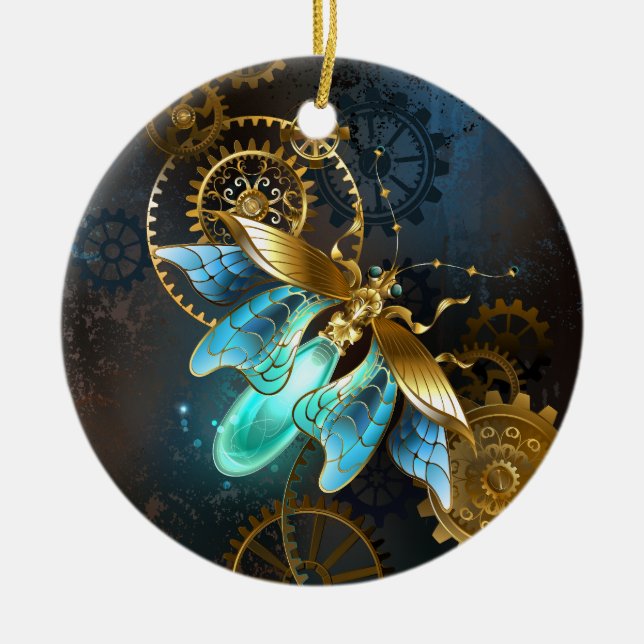 Ornamento De Cerâmica Steampunk Firefly (Frente)