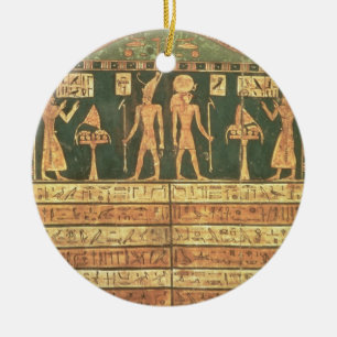 Ornamento De Cerâmica Stele de Horsiese, período atrasado (madeira