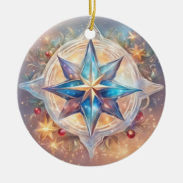 Ornamento De Cerâmica  Sternen wasserfarben pastell Gemälde