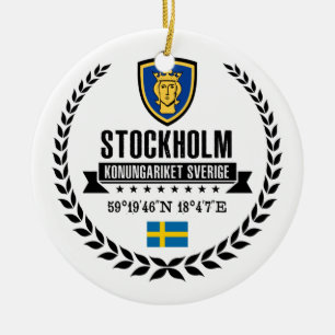 Ornamento De Cerâmica Stockholm