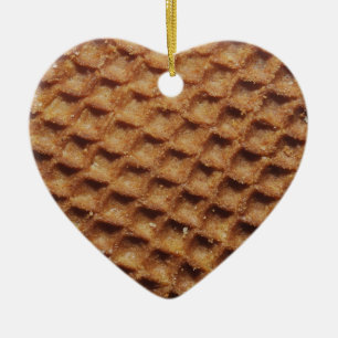 Ornamento De Cerâmica Stroopwafels