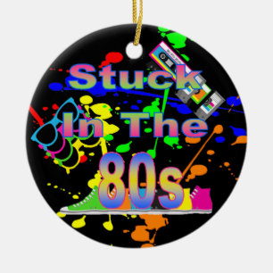 Ornamento De Cerâmica Stuck in the 80s