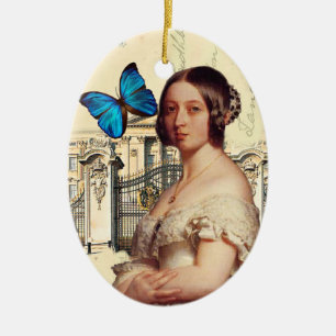 Ornamento De Cerâmica Sua rainha Victoria da majestade