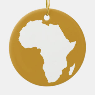 Ornamento De Cerâmica Sudão Brown África Austral