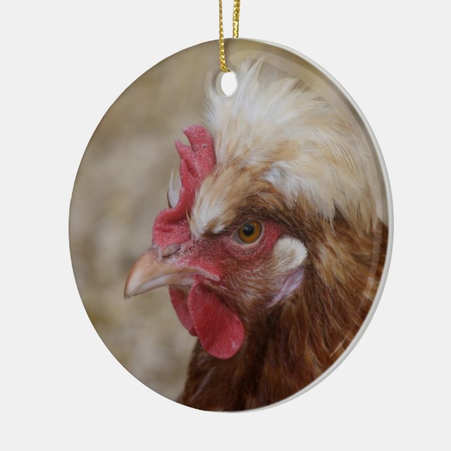 Ornamento De Cerâmica Sulmtaler Hen (Esquerda)