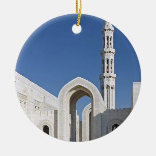 Ornamento De Cerâmica Sultanato grande Oman de Muscat da mesquita de