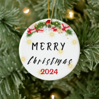 Ornamento De Cerâmica Sumo de Cerâmica Feliz Natal