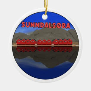 Ornamento De Cerâmica Sunndalsøra Noruega