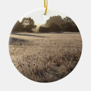 Ornamento De Cerâmica Sunrise na paisagem da Trailhead do Vale do Urso