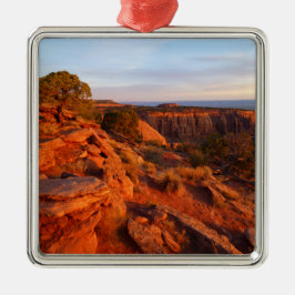 Ornamento De Cerâmica Sunrise no Grand View Trail em CO Monument