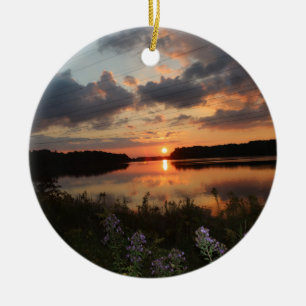 Ornamento De Cerâmica Sunset