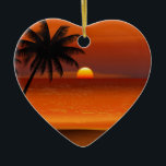 Ornamento De Cerâmica sunset Beach oahu hawaii norte shore postcard cera<br><div class="desc">Cartão postal Sunset Beach Oahu Hawaii North Shore</div>