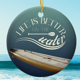 Ornamento De Cerâmica SUP se levante remarrando decoração