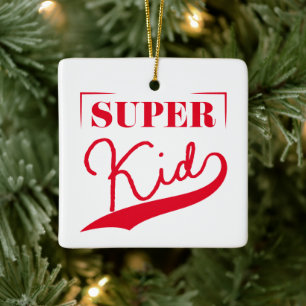 Ornamento De Cerâmica Super Kid