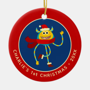 Ornamento De Cerâmica Super Simples Músicas King Rhymington Holiday