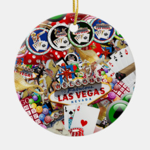 Ornamento De Cerâmica Supleto de ícones de Las Vegas