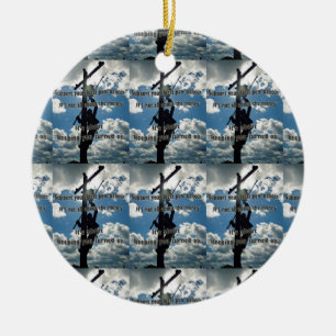 Ornamento De Cerâmica Suporte a seu Lineman