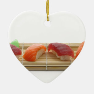 Ornamento De Cerâmica Sushi Japonês Delicioso Comida Asiática Gostoso