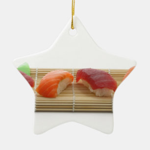 Ornamento De Cerâmica Sushi Japonês Delicioso Comida Asiática Gostoso