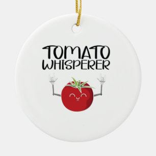 Ornamento De Cerâmica Sussurrador de Tomate