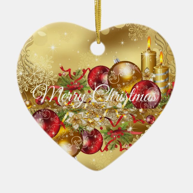 ORNAMENTO DE CERÂMICA SUZANNE ELIZABETH CHRISTMAS COLLECTION CERAMIC ORN (Frente)