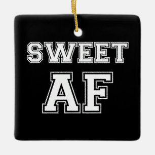 ORNAMENTO DE CERÂMICA SWEET AF PING PONG BALL