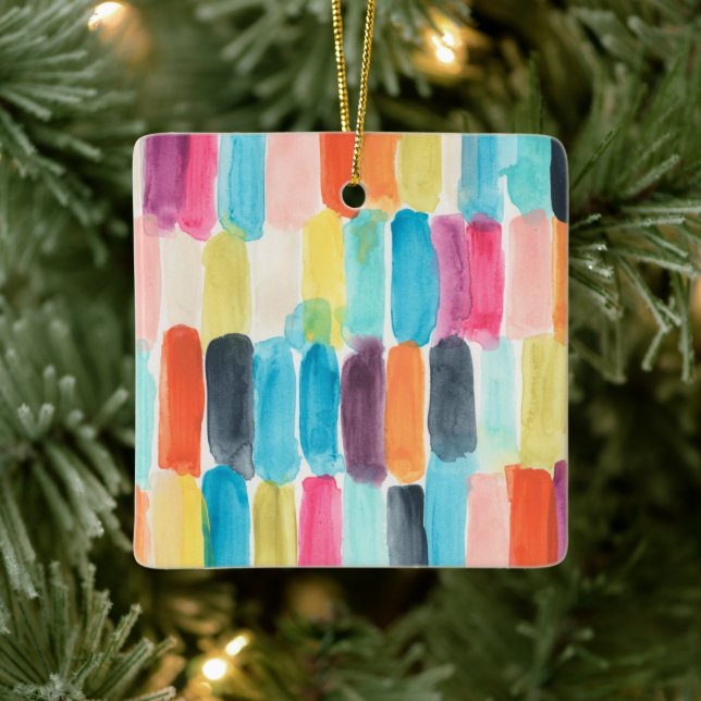 Ornamento De Cerâmica Swish Swatch I (Árvore)