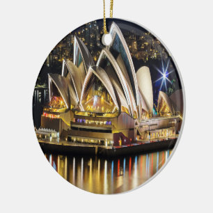 Ornamento De Cerâmica Sydney - OPERA HOUSE - vista