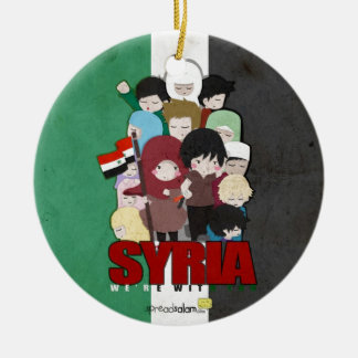 Ornamento De Cerâmica SYRIA - nós somos com você