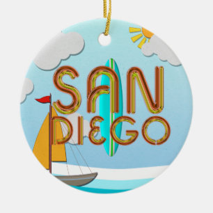 Ornamento De Cerâmica T San Diego