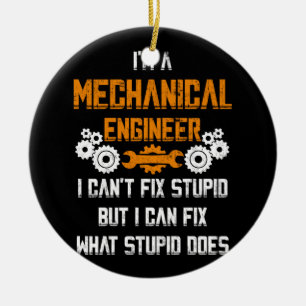 Ornamento De Cerâmica T-shirt mecânica de Engenheiro que não consigo con