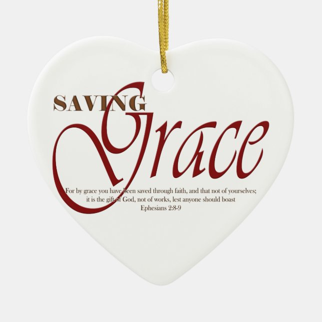 Ornamento De Cerâmica Tábua de salvação (Frente)