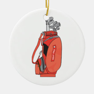 Ornamento De Cerâmica tacos de golfe